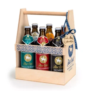 Holztragerl "Biergrüße"